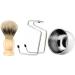 Fomiyes Men's Razor Tool Set - 2 Sets Beard Cleaning Tools Wooden Shaving Brush & Bowl Essential Grooming Kit for Perfect Beard Care - Buy Online on GoSupps.com