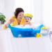 Bisoo Baby Shower Cap and Rinse Cup Set for Boys and Girls 6 Months+ | Adjustable Bath Visor for Eye and Ear Protection - Shampoo Rinse Jug Included - Buy Online on GoSupps.com
