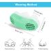 Robesty Anti Snoring Upgrade Nose Air Purifier Vents Plugs Clip | Snoring Reduce for Women Men | Stop Snoring Sleep Aid | Nasal Snore Reducing for Better Sleep | Green - Buy Online on GoSupps.com