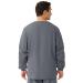 Medline AngelStat Unisex Snap-Front Warm-Up Scrub Jacket Charcoal 2XL - Buy Online on GoSupps.com