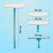 HOMESHOPA Window Cleaning Kit Window Cleaning Equipment-128cm Extendable Telescopic Pole & Squeegee Cleaner with Aluminium Pole for High Windows 2 Microfibre Heads Glass Cleaner for Indoor/Outdoor - Buy Online on GoSupps.com