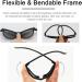 iNszkoos Flexible Polarized Baby Sunglasses with Strap | UV 400 Protection | Adjustable Infant Outdoor Sunshade | Soft Silicone Frame | for 0-48 Months Boys Girls - Black - Buy Online on GoSupps.com