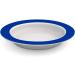Ornamin 20 cm Blue Melamine Plate with Sloped Base (Model 902) | Non-Slip Plate Guard for Easy Eating - Buy Online on GoSupps.com