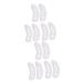 FOMIYES 6 Pairs Anti-wear Stickers for High Heels Clear Pumps Shoes Inserts for Women Clear Heels for Women Clear Stickers Shoes Supplies Heel Cushion Flannel Liner Women's Breathable