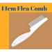 Flea Comb For Cats Dogs Rabbits/Flea & Nits Comb/Flea Removal Brush/Stainless Steel Grooming Comb For Lice Rounded Teeth - Buy Online on GoSupps.com