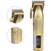 Buy Retro Rechargeable Hair Clippers with LCD Display - Premium Brass Hair Salon Trimmer for Professional Use - Buy Online on GoSupps.com