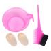 FRCOLOR Hair Dyeing Tools Hair Dyeing Supplies 2 Sets Tools Oil Bowl Two Sides Hair Dyeing Brush Hair Coloring Kit