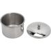 Dustproof Smooth Surface Nail Art Equipment Cup with Lids Stainless Steel Nail Powder Holder Thickening Sturdy Compact Manicure Tools for Nail Design - Buy Online on GoSupps.com
