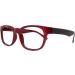 Rita Premium Reading Glasses for Women - High-End Square Eyeglasses in Red 2.5x - Stylish and Comfortable - Buy Online on GoSupps.com