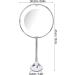 10 x 8 Easy to Install Suction Cup Makeup Mirror - Perfect for Makeup - Buy Online on GoSupps.com