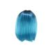 Reading real hair side part bob wig with pony top wig short hair bob wig brief wigs for women.