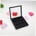WOONEKY 4 Pcs 12 Empty Eyeshadow Dish Makeup Pallets for Women Travel Eyeshadow Highlight Empty Makeup Black - Buy Online on GoSupps.com