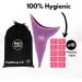 Fixed Waterproof Urinal for Women - Portable Pink Toilet Solution with Hygiene Cloths for Outdoor Festivals & Travel - Buy Online on GoSupps.com