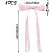 4pcs Hair Bows for Women Ribbon Long Tail Bowknot Hair Clips Elegant Tassel Hair Bow Clips Ponytail Holder Hair Accessories - Buy Online on GoSupps.com