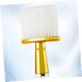 MERRYHAPY Hair Brush Hairdressing Face Duster Haircut Duster Haircut Brush Hair Cutting Neck Duster Neck Duster Hair Removal Brush Neck Hair Sweep Brush Dedicated Hair Comb 14x10cm Golden - Buy Online on GoSupps.com