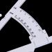 Mag Ideal Body Fat Calipers - Accurate Body Fat Test & Skin Fold Measurement Device for Weight Loss & Fitness - White - Buy Online on GoSupps.com