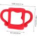 Abaodam 3 pcs Silica Gel Silicone Bottle Handle Wide Mouth Handle Bottle Holder Bottle Soft Handles Soft Handle Feeding Bottle - Buy Online on GoSupps.com