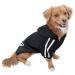 Eastlion Dog Sweater Puppy T-Shirt Warm Pullover Coat Pet Clothes Apparel Black Size SS Black