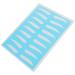 Housoutil 8 Pairs Eyebrow Makeup Tool Card Eyebrow Training Tool Eyebrow Practice Skin Material Unibrow