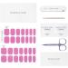 DANNI & TONI Wine O'Clock Gel Nail Polish Strips - 28 Stickers Semi Cured, Salon-Quality Manicure Set - Buy Online on GoSupps.com