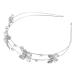 VINTORKY Headband Rhinestone Headdress Bride Wedding Headdress Girl's Headdress Simple Headdress Bridesmaid Headdress Butterflies Headdress Crystal Headdress