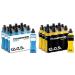 Powerade Sports Mountain Blast Zero & Sports PassionFruit low-calorie sport drink with passion fruit taste with electrolytes sport drink in stylish disposable bottles (12 x 500 ml)