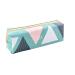 Ispchen M ppchen Zipper stationery student art and wise geometric row canvas Bleit pag large capacity spring pencil case green disposable green