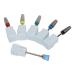 Nail Drill Bit Multifunctional Nail Drill Bit Set Nail Drill Bits Multifunctional Nail Drill Bits Tungsten Steel 5 in 1 Nail Polishing Grinding Head Manicure Tool (Silver)