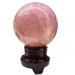 Natural Crystal Rough Gemstone Decoration 9CM Glorious Natural Ball Rose Quartz Spheres Stone for Decoration 1PCMineral Stone Home Goods