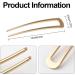 ARHZ 4 Pieces Hair Accessories Women's Hair Barrette U-Shaped French Style Chopstick Fork for Women Girls Accessory Comb Hair Reusable - Buy Online on GoSupps.com