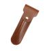 Minkissy razor storage shell. Shaving travel rasier case for razor razor covers case for safety razor razor with cover Storage travel razor bag PU 16.5x4.2x1cm brown 1