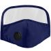 easylife lifestyle solutions Reuseable Visor Filter Mask with Valve +1 Filter | L21xH17xD0.5cm Navy