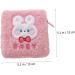 Lurrose Napkin Storage Bag Organizer | Cute Handbag for Ladies Menstrual Pad | Plush Period Pouch - Buy Online on GoSupps.com