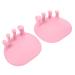 BESTOYARD Nail Gel Toe Separators 1 Pair Bunion Corrector Big Toe Bunion Relief Splint Protector Sleeve Toe Separator Spacer Straightener Pad for Hallux Valgus Big Toe Joint Thumb Splint Thumb Splint Pink