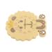 Cartoon Animal Alarm Clock Shaped Teething Toy Gum Relief Silicone Teething Toy for 0 to 12 Months Old Baby