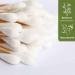Bluefox Bamboo Cotton Swabs - 800 Biodegradable Vegan Ear Sticks | Eco-Friendly Q Tips | Sustainable Cotton Buds Plastic-Free & Compostable - Buy Online on GoSupps.com