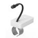 LED Ear Pick Lamp Ear Wax Removal Tool Multifunction 3 Speeds USB Rechargeable Ear Pick Thumb Lamp (White)