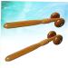 2ST Skin Care with Facial & Muscle Rollers | Wooden Bamboo Beauty Tools for Women | Nasal Roller & Skin Care Roller - Buy Online on GoSupps.com
