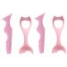 Baluue 4 Pcs Eyeliner De Para Gelatinas Eyeshadow Stencil Make up Kit Eyeshadow Aid Tool Pink