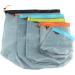 YDYJKI 5 Pcs Ultralight Nylon Mesh Bags Set - Grey | Ideal for Travel, Hiking, Camping - Drawstring Storage Bags - Buy Online on GoSupps.com