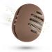 Fauxomor make-up sponge storage-breathable silicone Beauty blender travel bag for all sizes of make-up sponge frosted sustainable cosmetic tool coffee B 1 piece (1 Pack) B coffee (5 line)