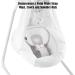 F-Price Replacement Part for Fisher-Price Cradle 'n Swing - 5 Point White Strap Set - Waist, Crotch, Shoulder - Compatible with Multiple Models - Buy Online on GoSupps.com