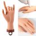 Fushen Acrylic Nail Practice Hand - Nude | Mannequin Hand for Nail Tech Training & Manicure Practice - Buy Online on GoSupps.com