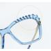 Shop Anti Glare Cat-Eye Eyewear | Blue Light Blocking Retro Readers +0.00 - Large Flat Light Mirror Black - Buy Online on GoSupps.com