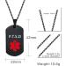 Stainless Steel Medical Alert Necklace - Engraved ID Jewelry for Men & Women | Emergency Health Tag - Buy Online on GoSupps.com