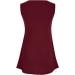SUNYUAN Women's V-Neck Ruched Tank Top - Wine X-Large - Buy Online on GoSupps.com
