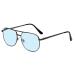 Calabria 1106 Pilot Men Designer Blue Light Filter Reading Glasses+1.50 Gunmetal