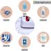 FANGZHIDI Infusible Transfer Ink Sheets 12 pcs Blue Solid Color Bundle - Pre-Printed Sublimation Paper for T-Shirt and Mug - Buy Online on GoSupps.com