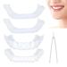 Frenzify 2 pairs of provisional dentures veneers fake teeth at the top and bottom wrong teeth for plug in cosmetic veneers teeth lightening for bad teeth