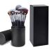 16-Piece Small Waist Black Makeup Brush Set - Perfect 22cm Brushes for Flawless Application | International Shipping - Buy Online on GoSupps.com